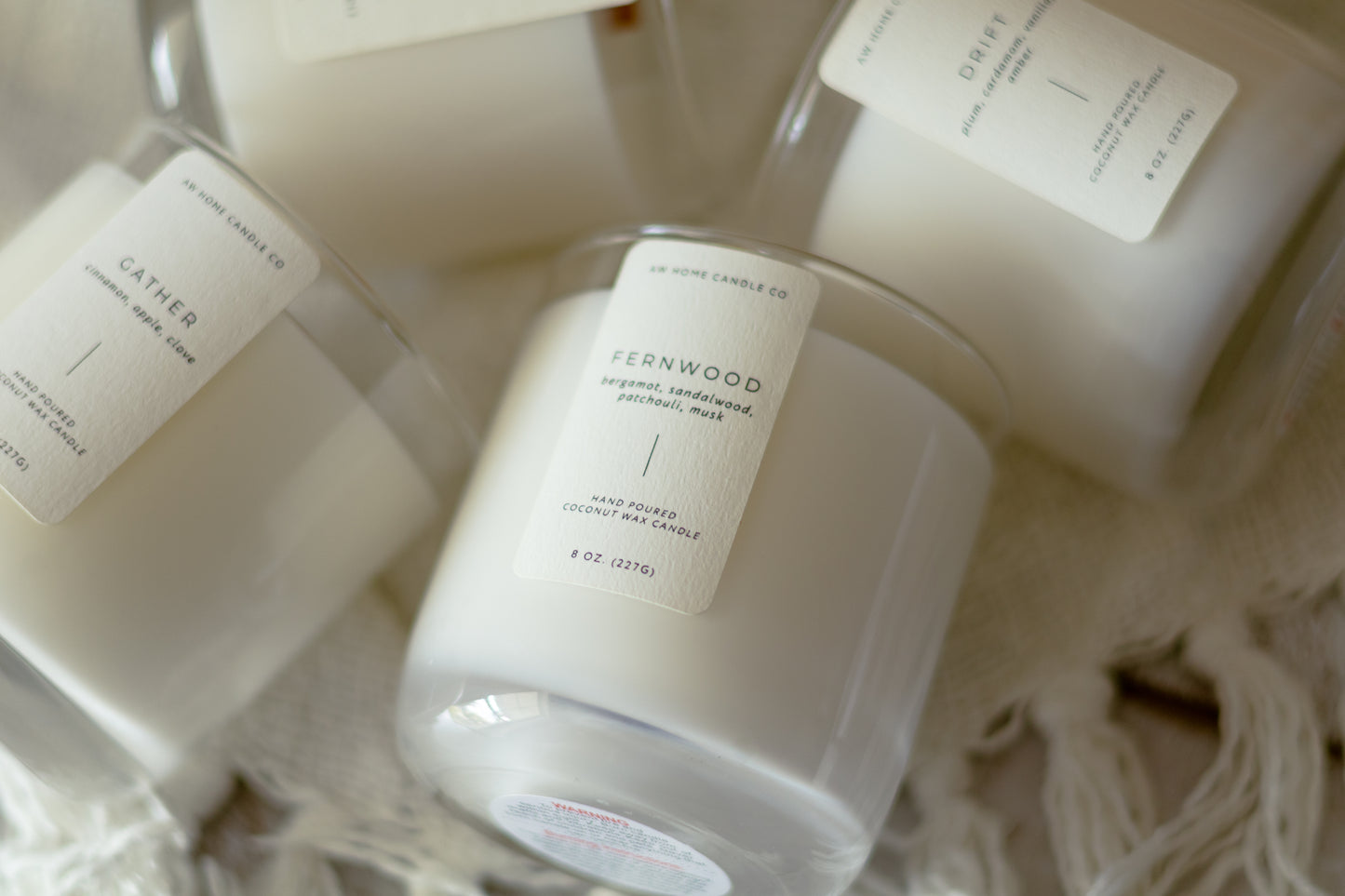 AUTUMN COLLECTION - Coconut wax Candles 8oz