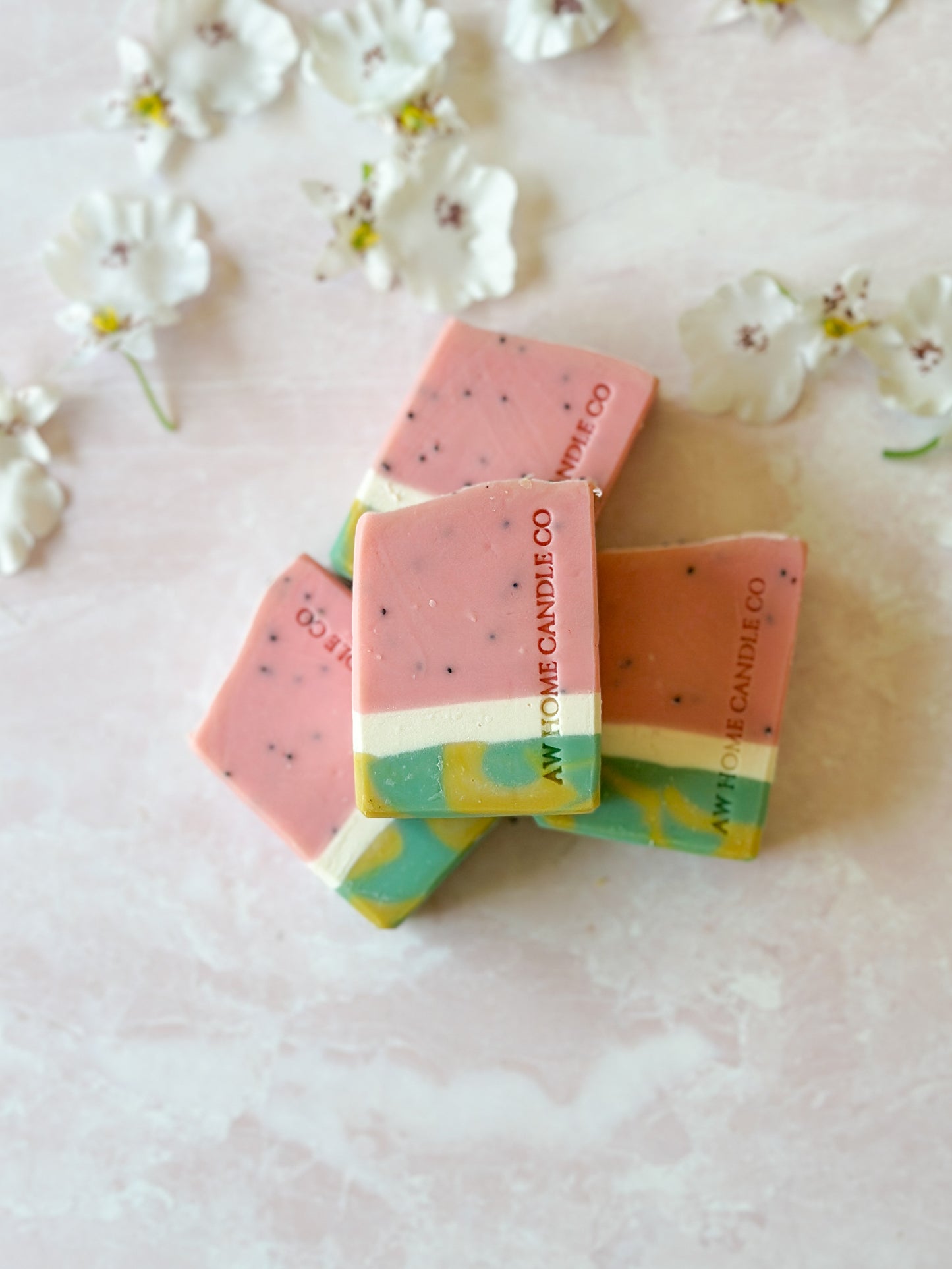 ONE IN A MELON Exfoliating Body Bar | Watermelon Soap | Artisan Soap | Nontoxic