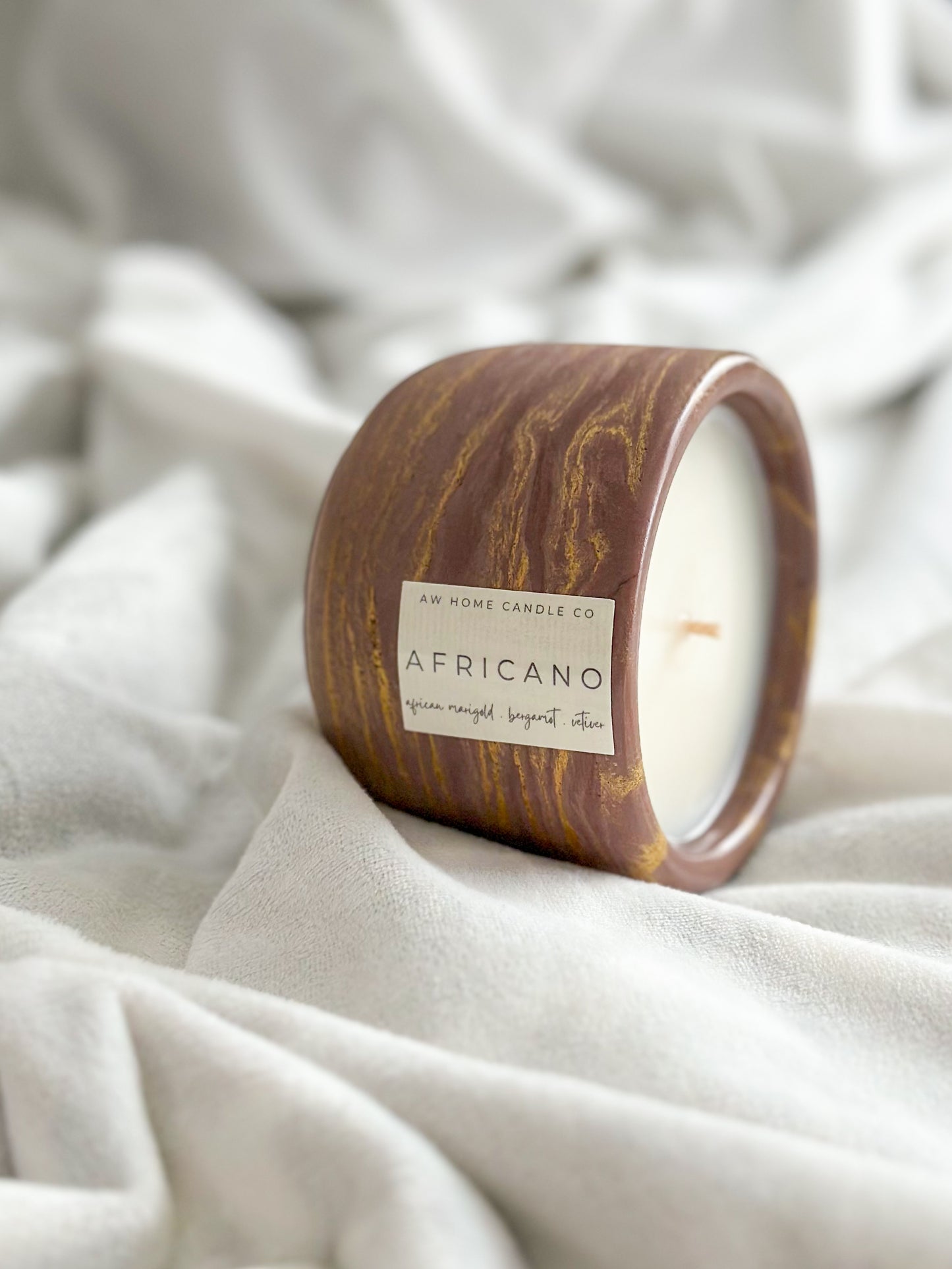 AFRICANO Concrete Candle | Coconut wax | Luxury Candle