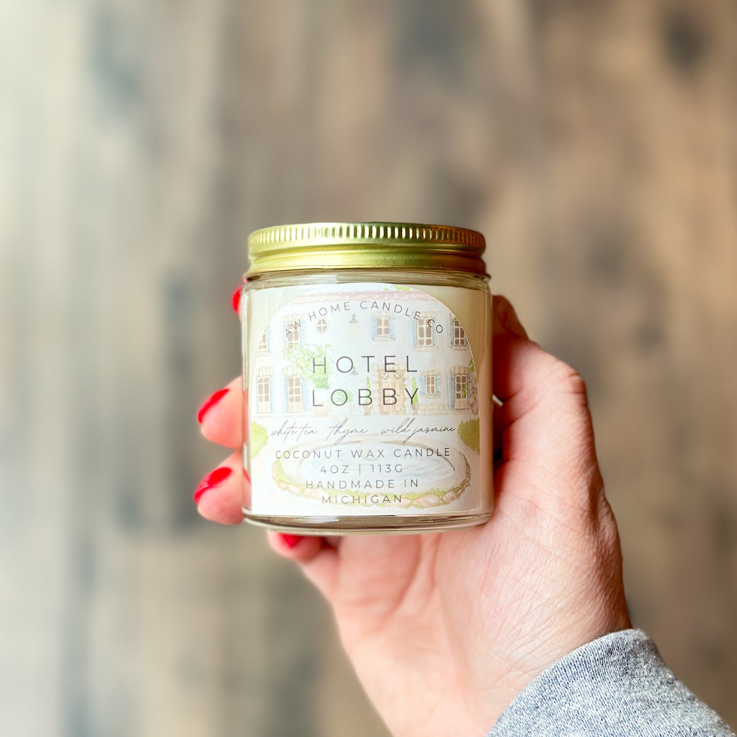 HOTEL LOBBY Coconut wax Candle | 4oz | Nontoxic candle